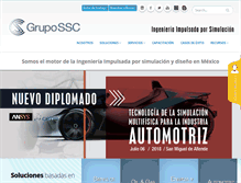 Tablet Screenshot of grupossc.com